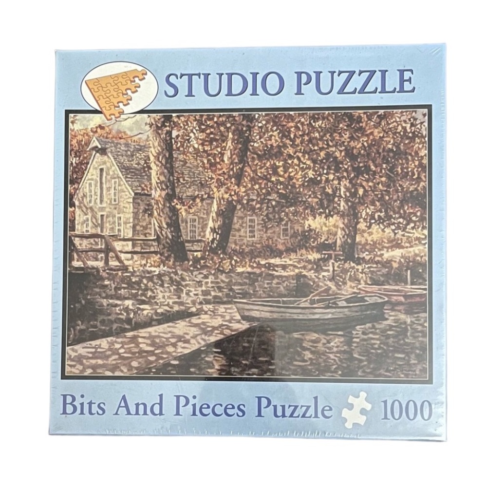 Bits And Pieces Robert Sarsony Pond At Grist Mill 1000 Piece Jigsaw Puzzle